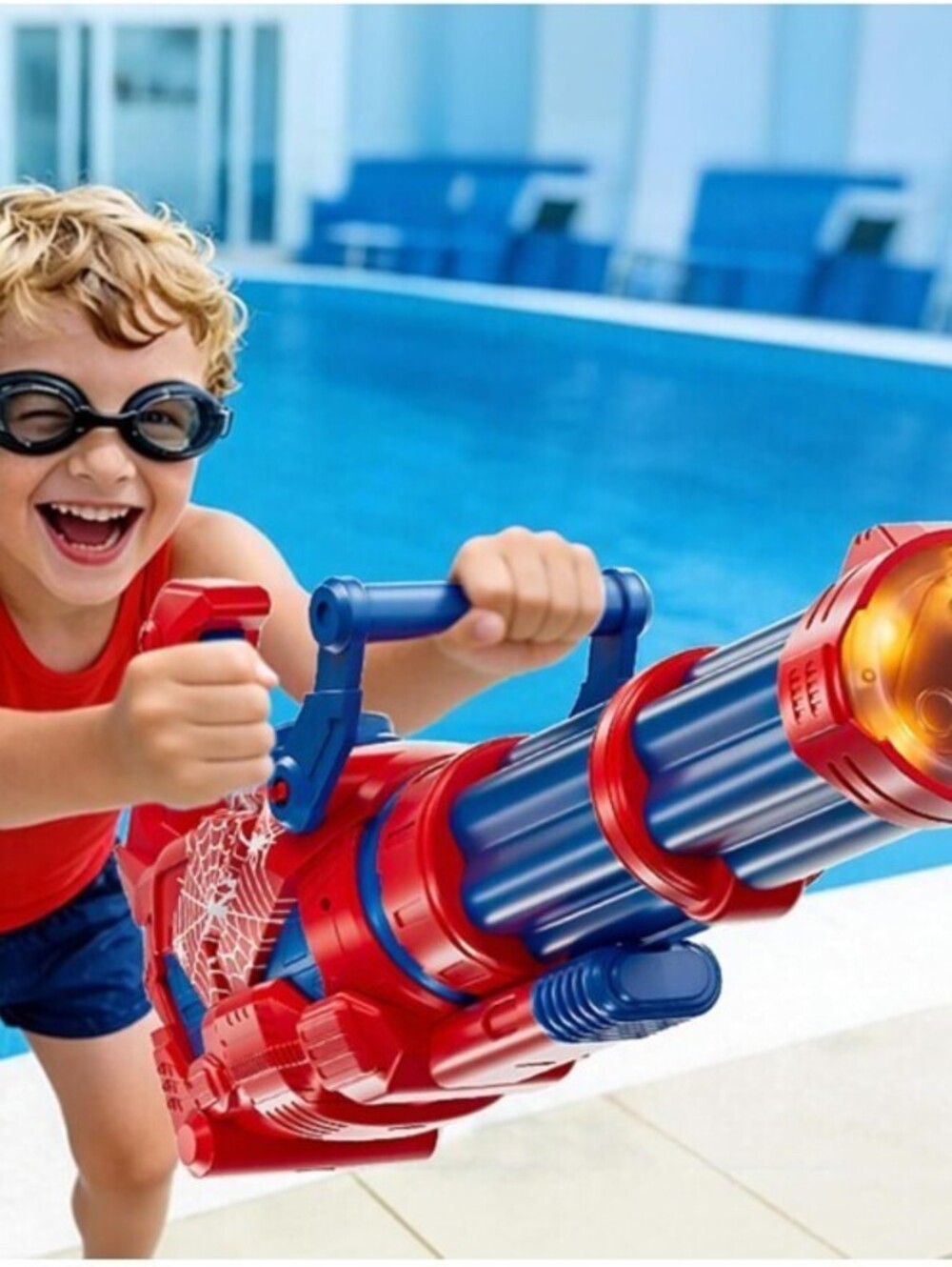 Gatling Electric Water Blaster, 1500cc-50-55' Shooting Distance-3 AVAILABLE